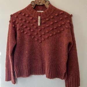 Madewell Placed Bobble Mockneck Sweater